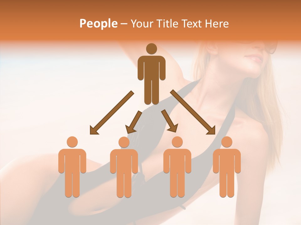 Female Woman Relax PowerPoint Template