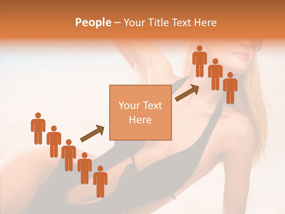 Female Woman Relax PowerPoint Template