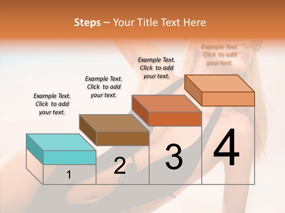 Female Woman Relax PowerPoint Template