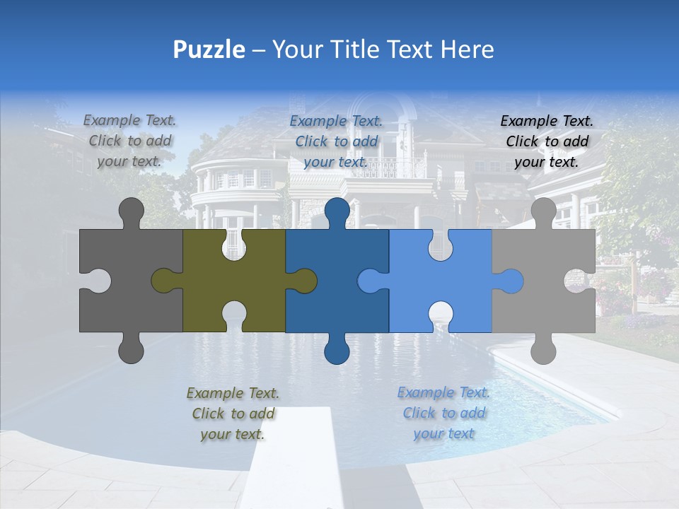 Gate Home Family PowerPoint Template