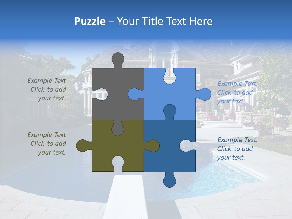 Gate Home Family PowerPoint Template