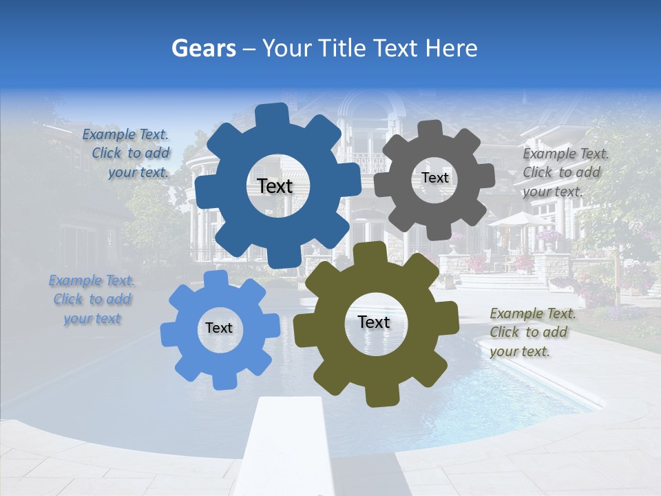 Gate Home Family PowerPoint Template