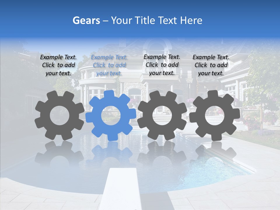Gate Home Family PowerPoint Template