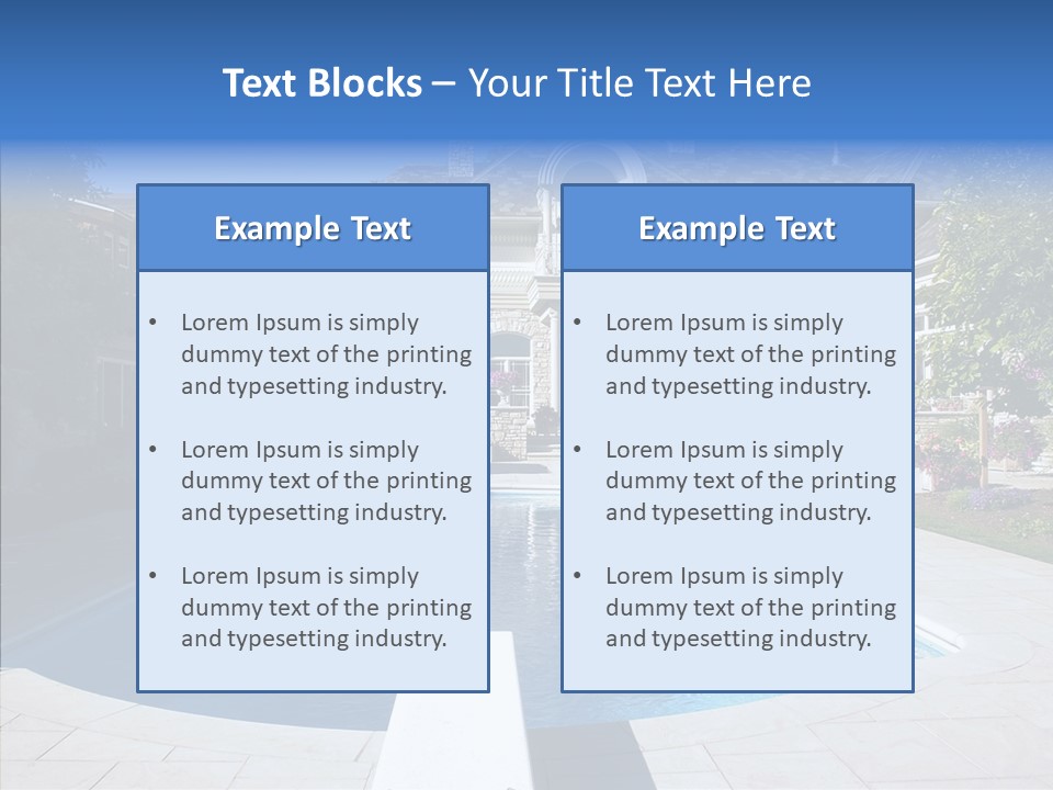 Gate Home Family PowerPoint Template