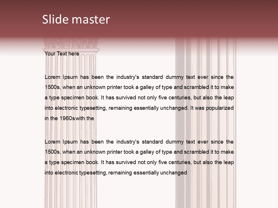 Graphic Capitol Corinthian PowerPoint Template