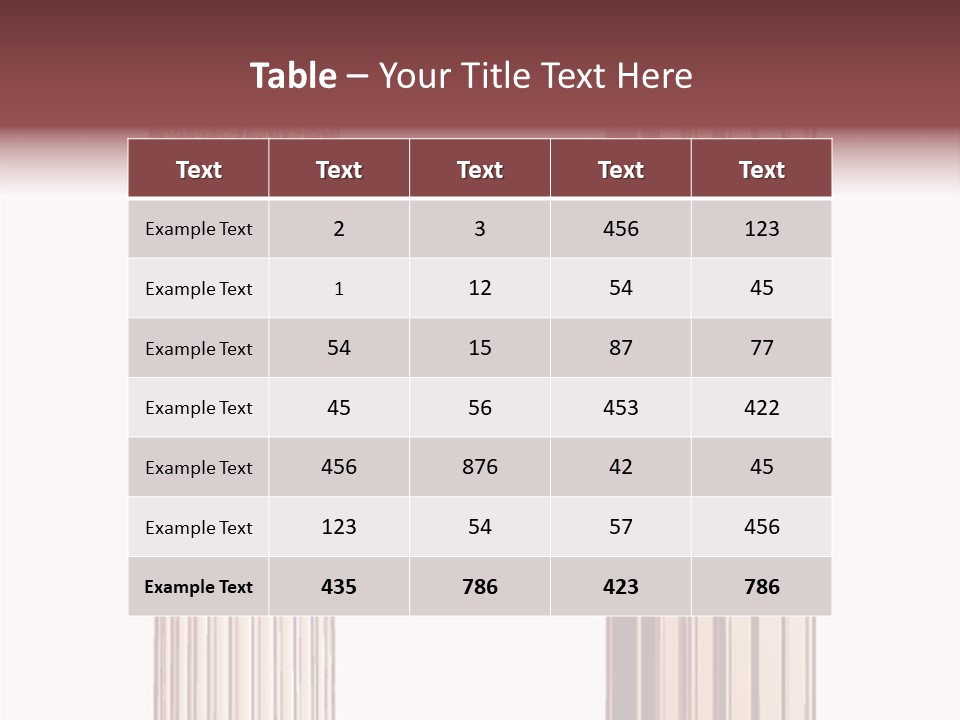 Graphic Capitol Corinthian PowerPoint Template