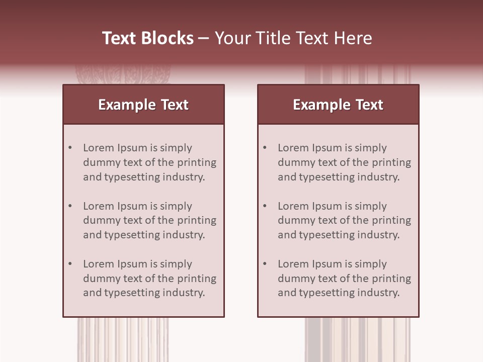 Graphic Capitol Corinthian PowerPoint Template