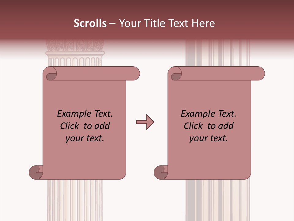 Graphic Capitol Corinthian PowerPoint Template