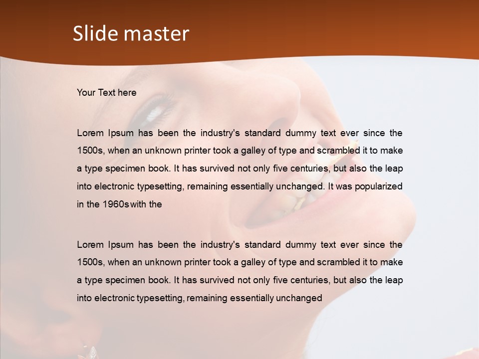 Lady Dainty Attractive PowerPoint Template