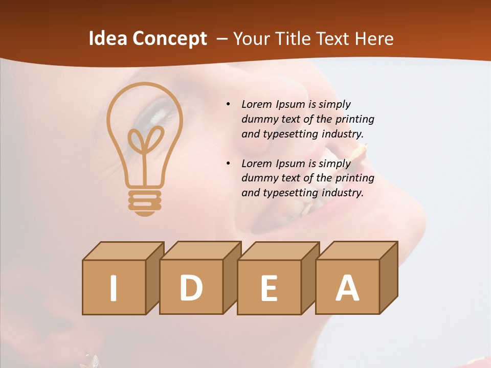 Lady Dainty Attractive PowerPoint Template