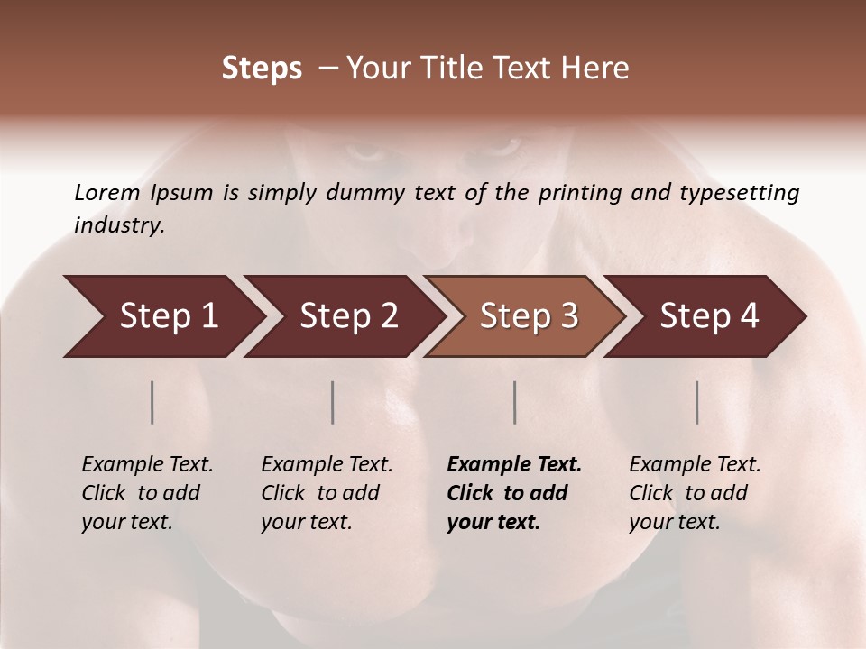 Sexy Workout Built PowerPoint Template