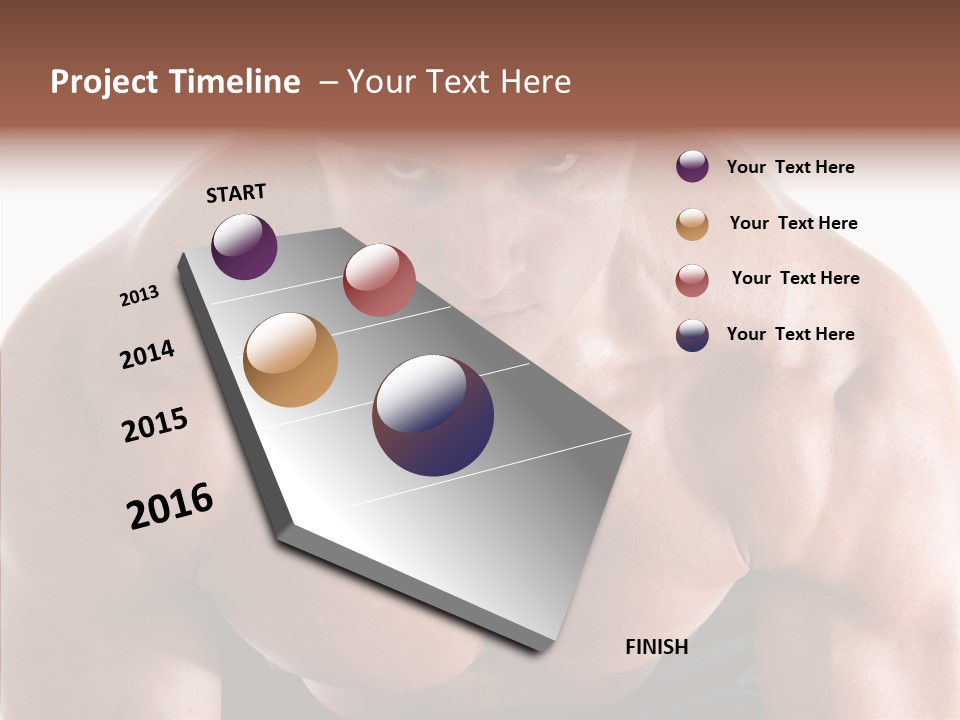 Sexy Workout Built PowerPoint Template