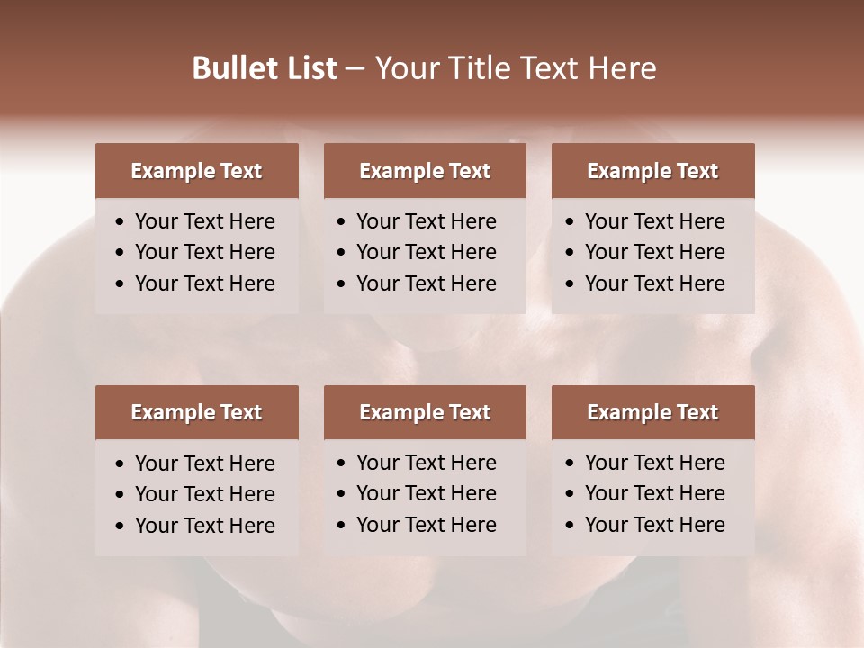 Sexy Workout Built PowerPoint Template