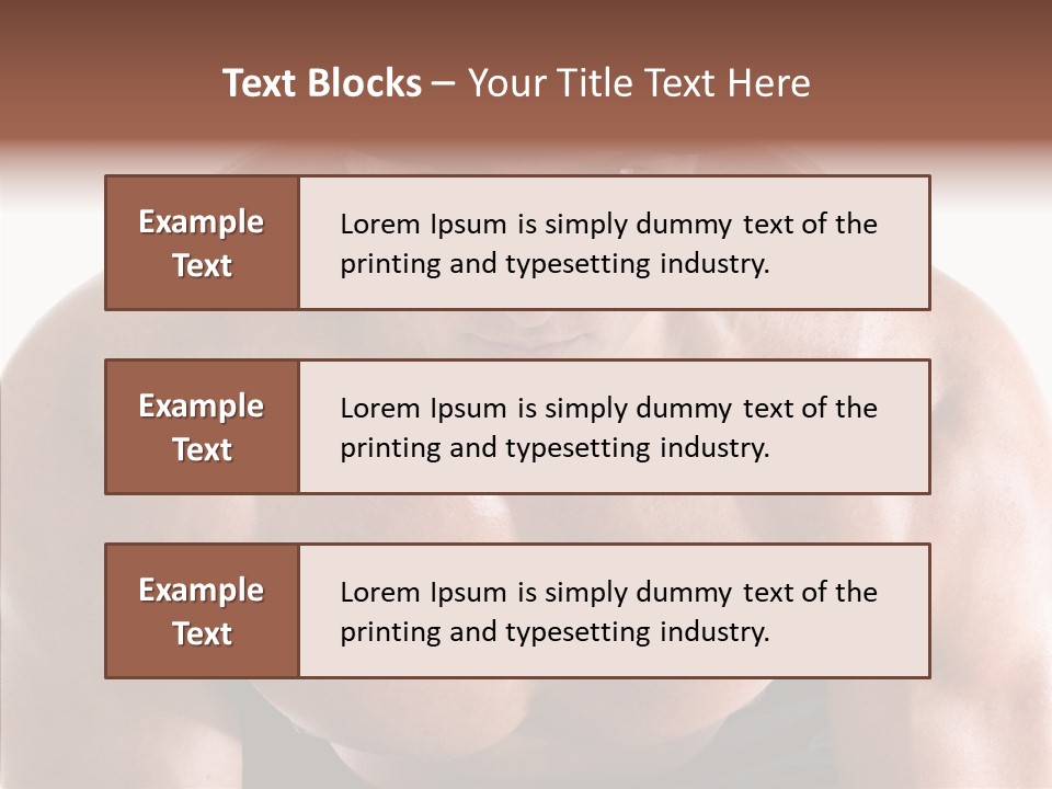 Sexy Workout Built PowerPoint Template