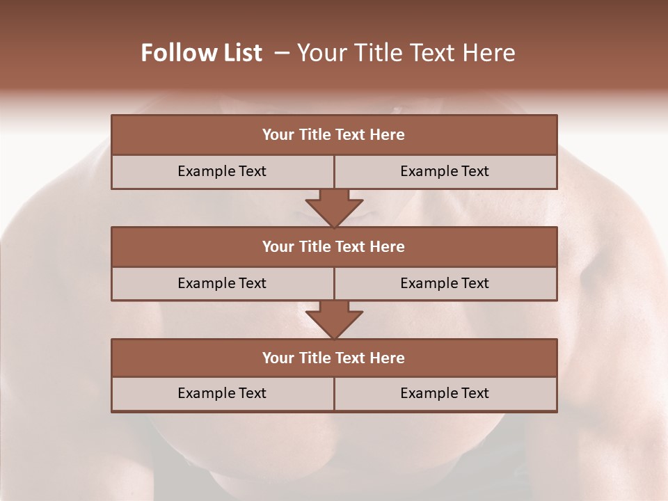 Sexy Workout Built PowerPoint Template