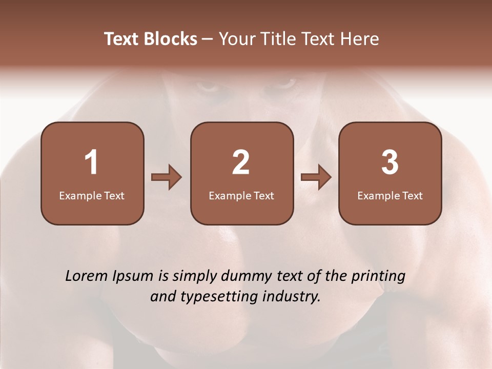 Sexy Workout Built PowerPoint Template