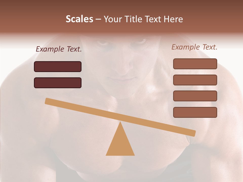 Sexy Workout Built PowerPoint Template