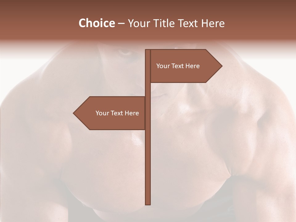 Sexy Workout Built PowerPoint Template