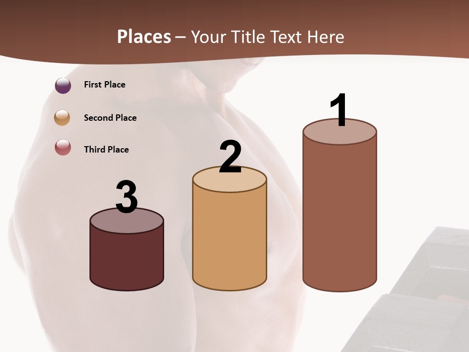 Weightlifting Wellbeing Hat PowerPoint Template