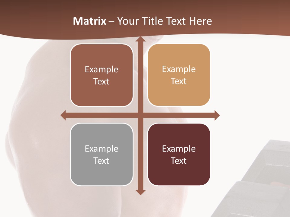 Weightlifting Wellbeing Hat PowerPoint Template
