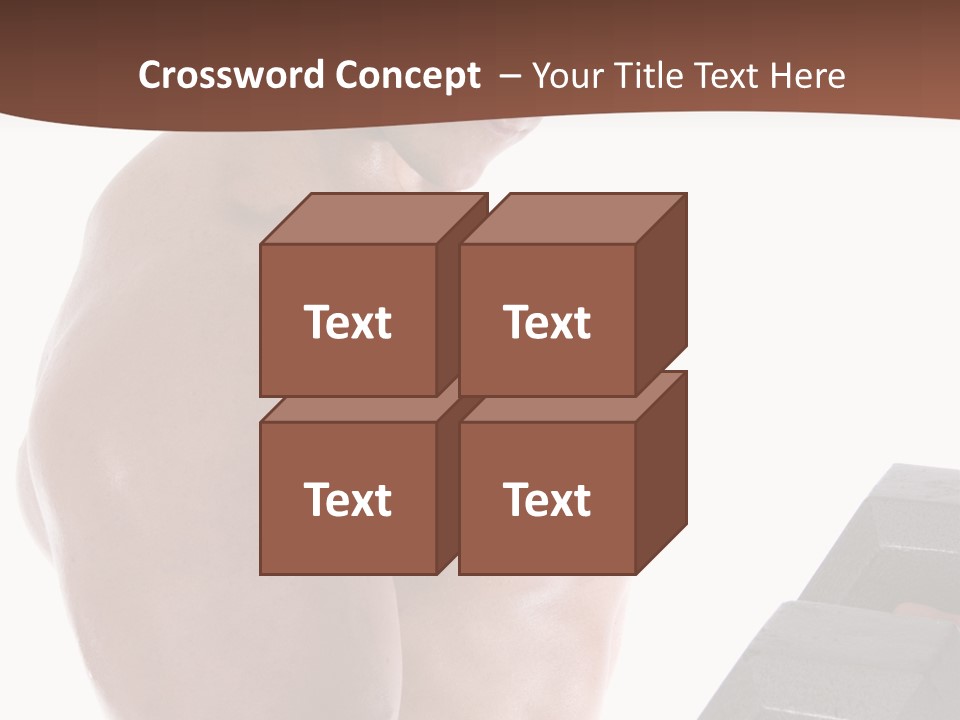Weightlifting Wellbeing Hat PowerPoint Template