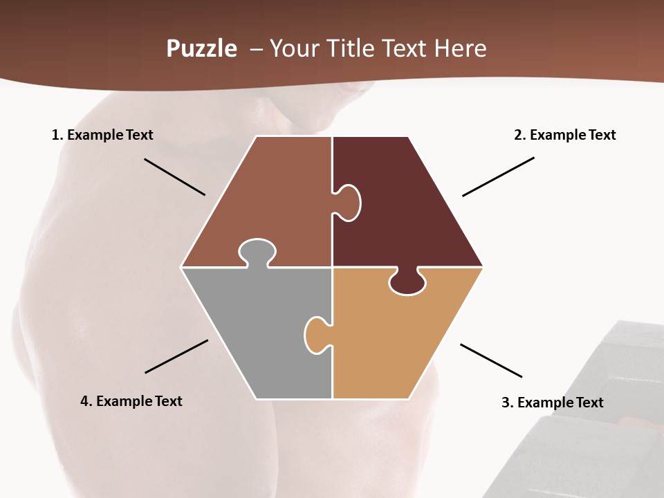 Weightlifting Wellbeing Hat PowerPoint Template