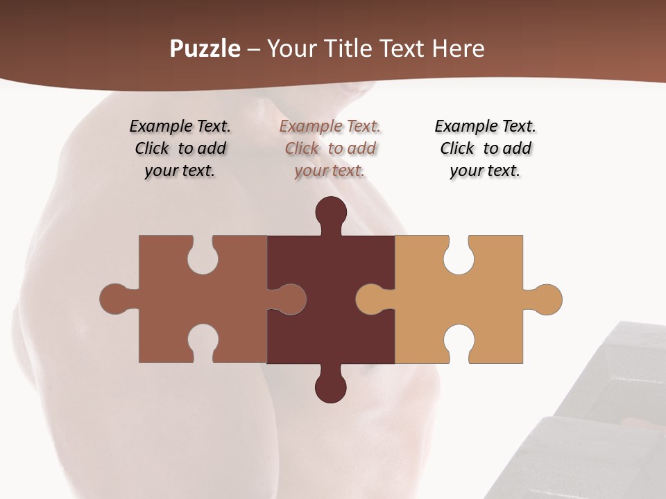 Weightlifting Wellbeing Hat PowerPoint Template