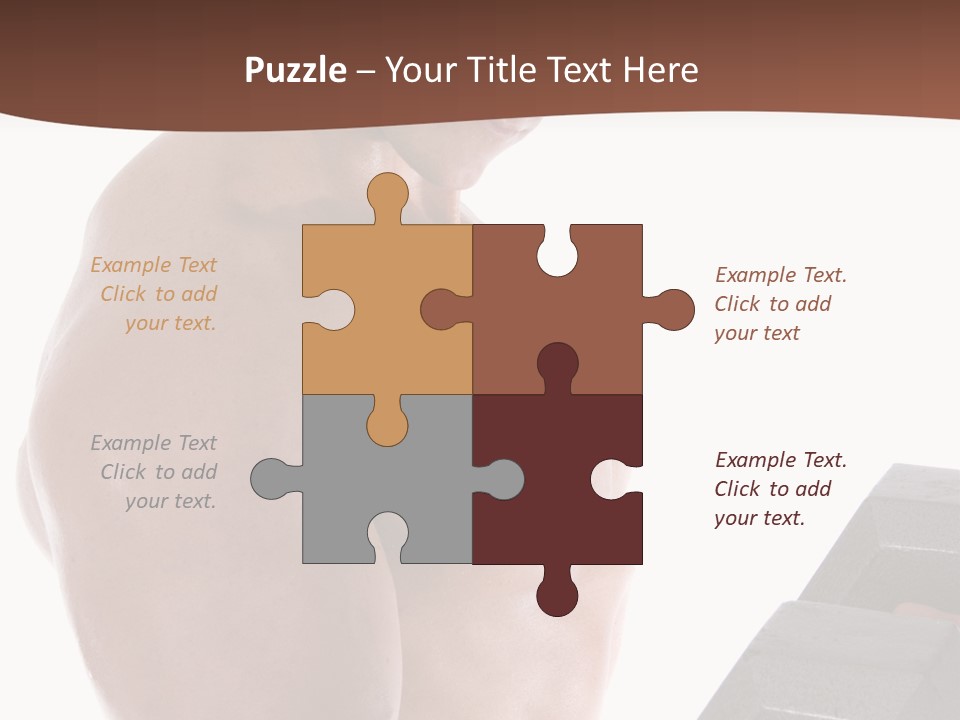 Weightlifting Wellbeing Hat PowerPoint Template