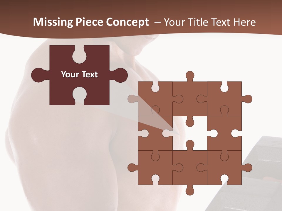 Weightlifting Wellbeing Hat PowerPoint Template