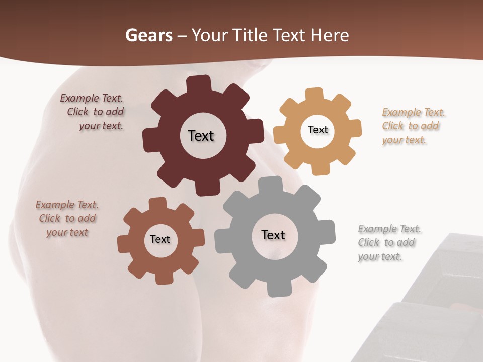 Weightlifting Wellbeing Hat PowerPoint Template