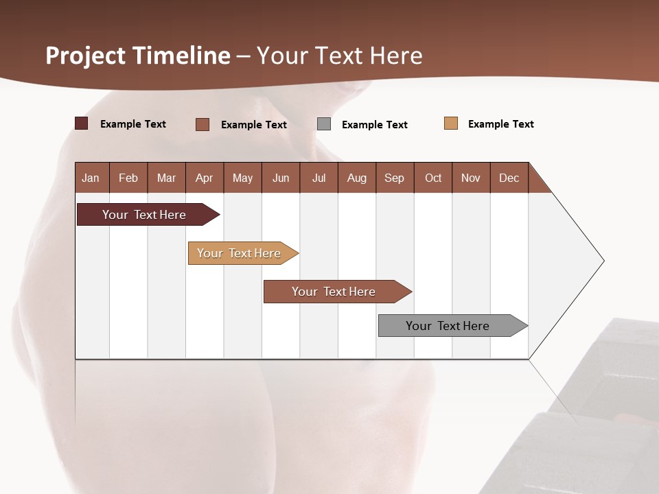 Weightlifting Wellbeing Hat PowerPoint Template
