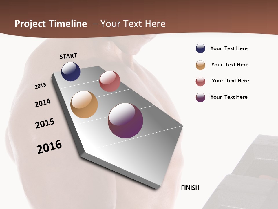 Weightlifting Wellbeing Hat PowerPoint Template
