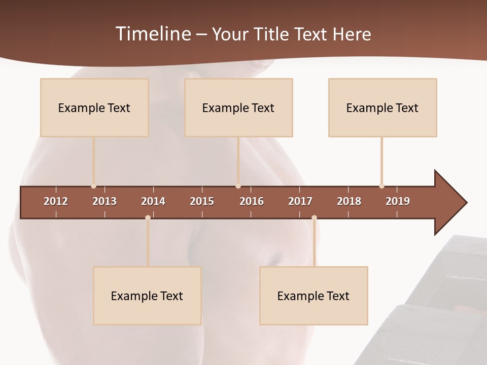 Weightlifting Wellbeing Hat PowerPoint Template
