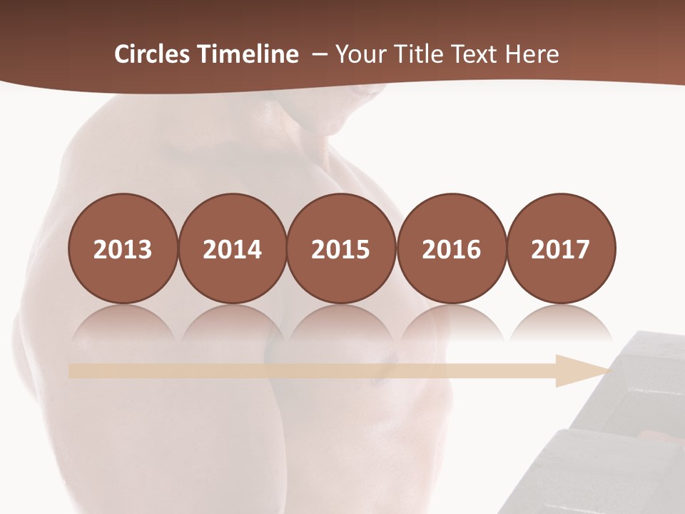 Weightlifting Wellbeing Hat PowerPoint Template