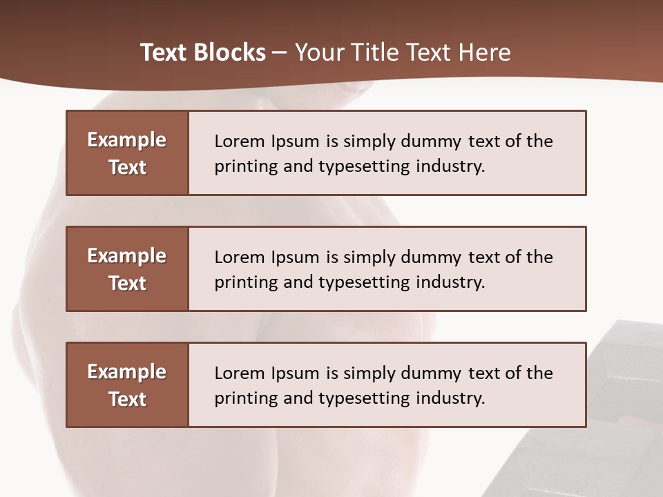 Weightlifting Wellbeing Hat PowerPoint Template