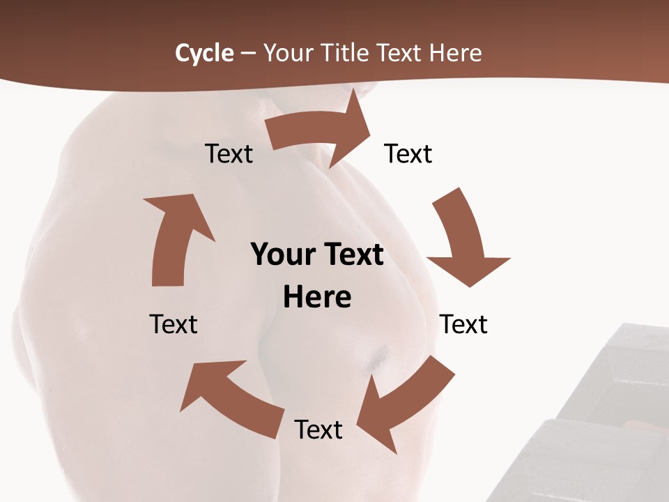 Weightlifting Wellbeing Hat PowerPoint Template