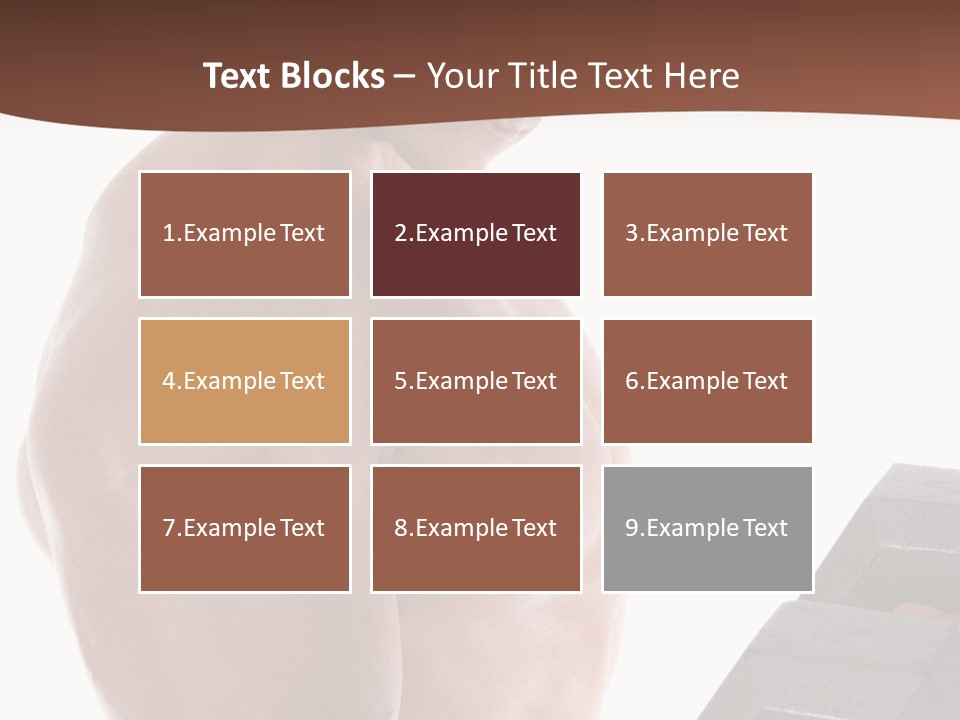 Weightlifting Wellbeing Hat PowerPoint Template