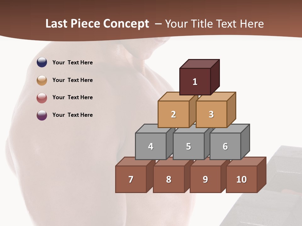 Weightlifting Wellbeing Hat PowerPoint Template