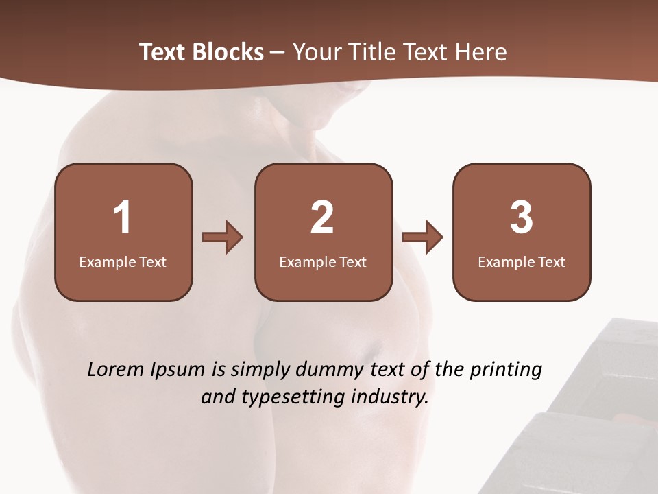 Weightlifting Wellbeing Hat PowerPoint Template