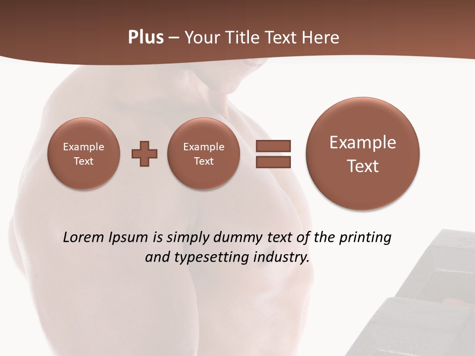 Weightlifting Wellbeing Hat PowerPoint Template