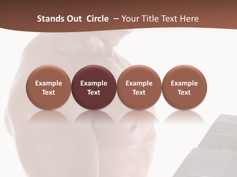 Weightlifting Wellbeing Hat PowerPoint Template