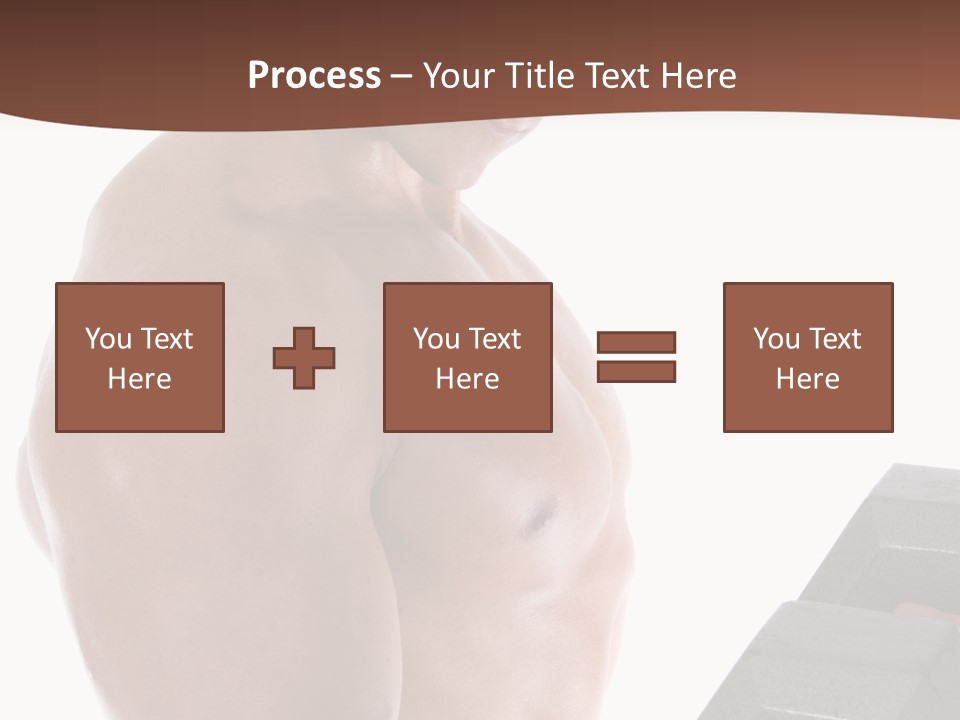 Weightlifting Wellbeing Hat PowerPoint Template