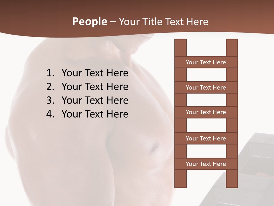 Weightlifting Wellbeing Hat PowerPoint Template