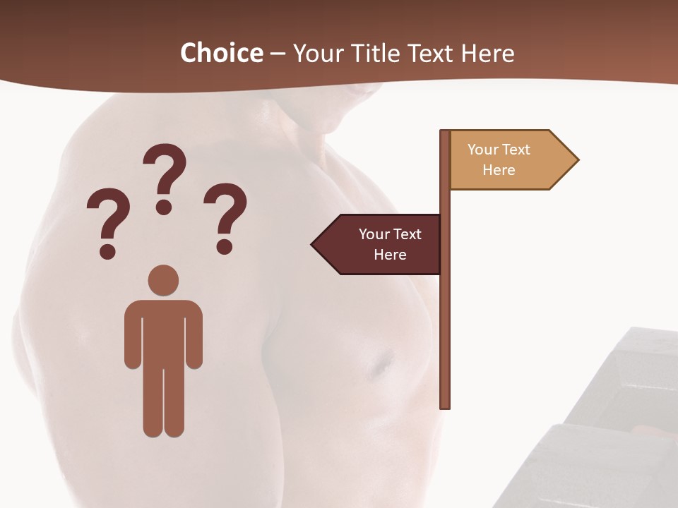 Weightlifting Wellbeing Hat PowerPoint Template