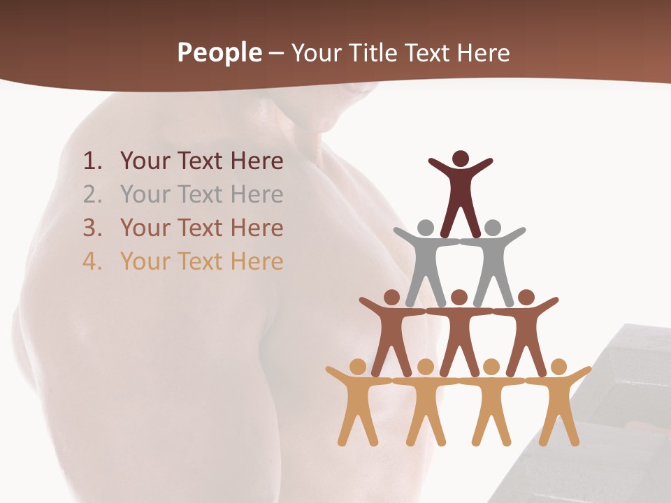 Weightlifting Wellbeing Hat PowerPoint Template