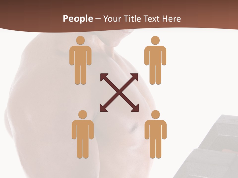 Weightlifting Wellbeing Hat PowerPoint Template