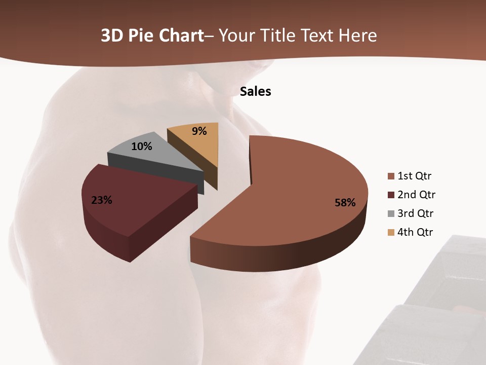 Weightlifting Wellbeing Hat PowerPoint Template
