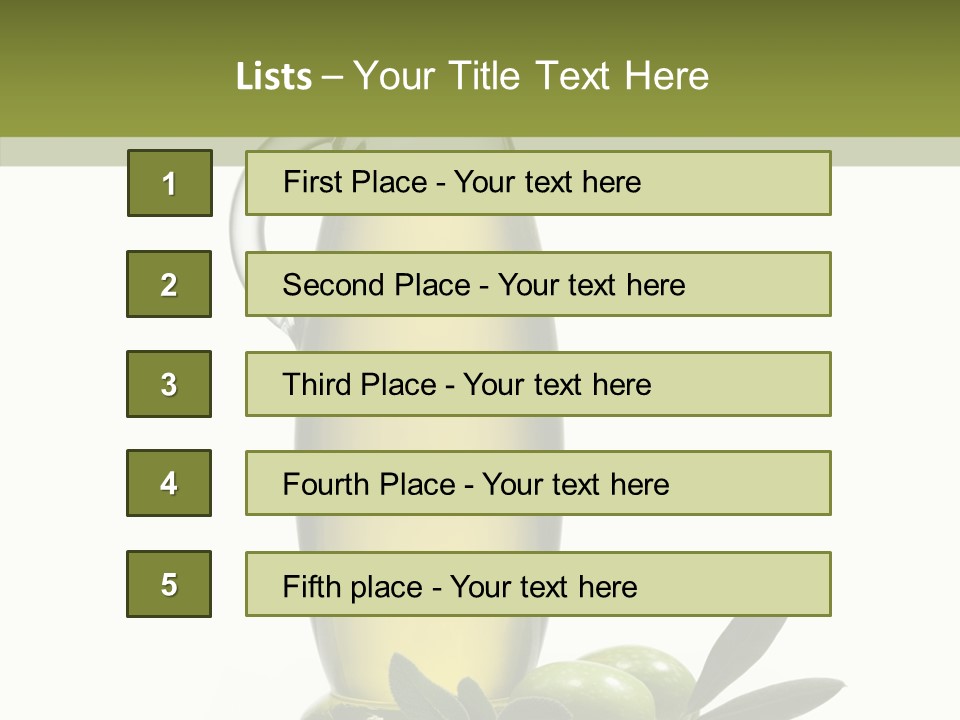 Ingredient Liquid Yellow PowerPoint Template