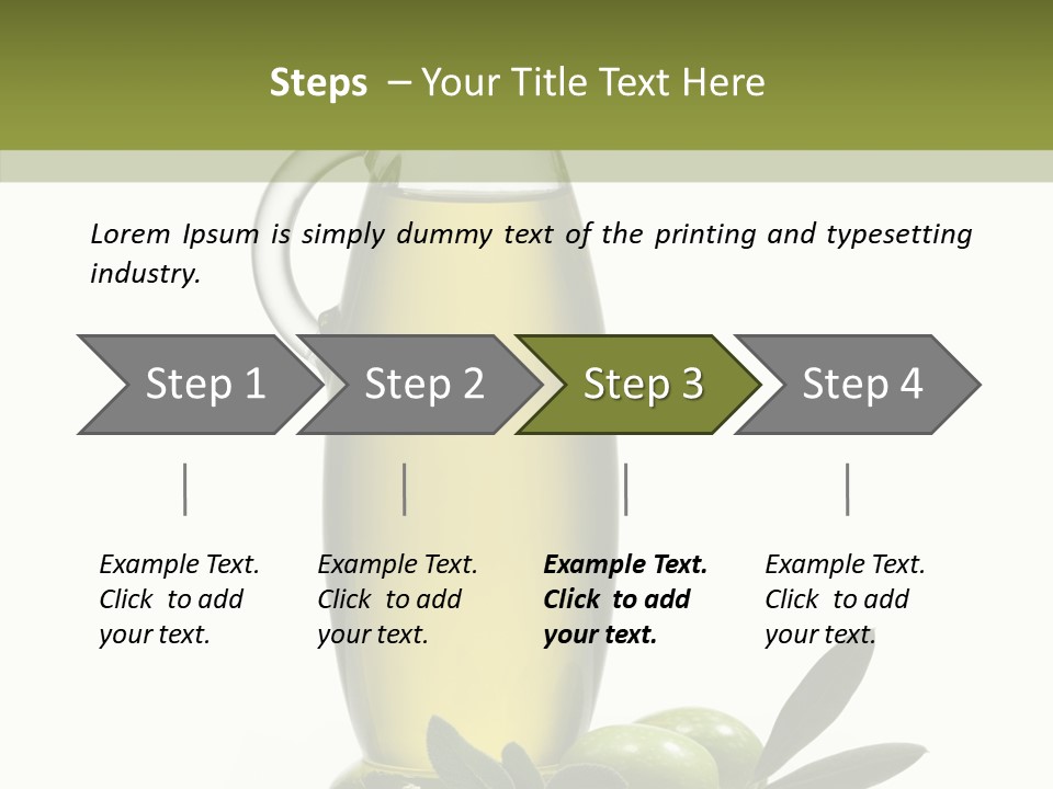 Ingredient Liquid Yellow PowerPoint Template