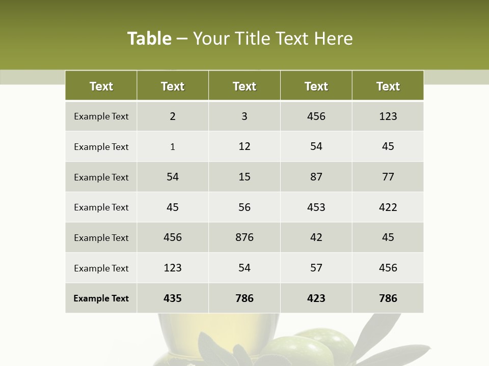 Ingredient Liquid Yellow PowerPoint Template